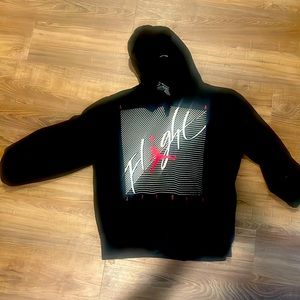 Nike Jordan XL black hoodie red air Jordan